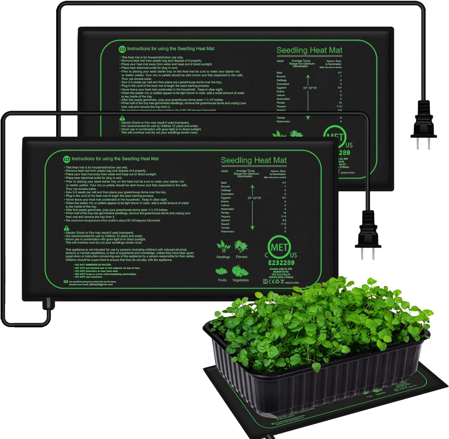 Rooting Gel Clone - Mata grzewcza do sadzonek 10/25/50 cm,